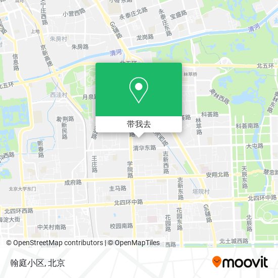 翰庭小区地图