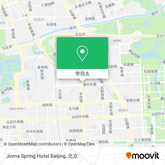 Jinma Spring Hotel Beijing地图