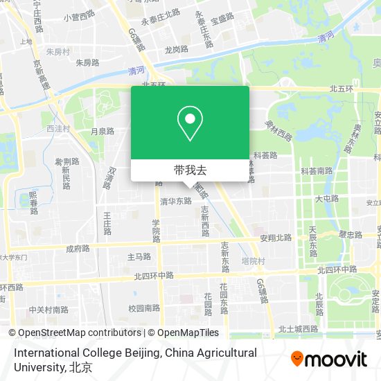 International College Beijing, China Agricultural University地图