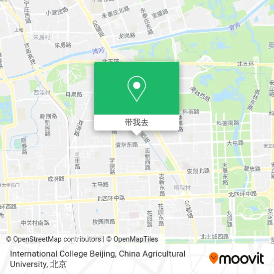 International College Beijing, China Agricultural University地图