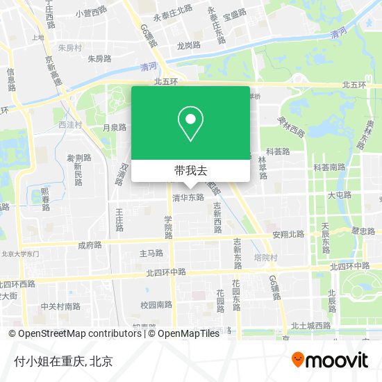 付小姐在重庆地图