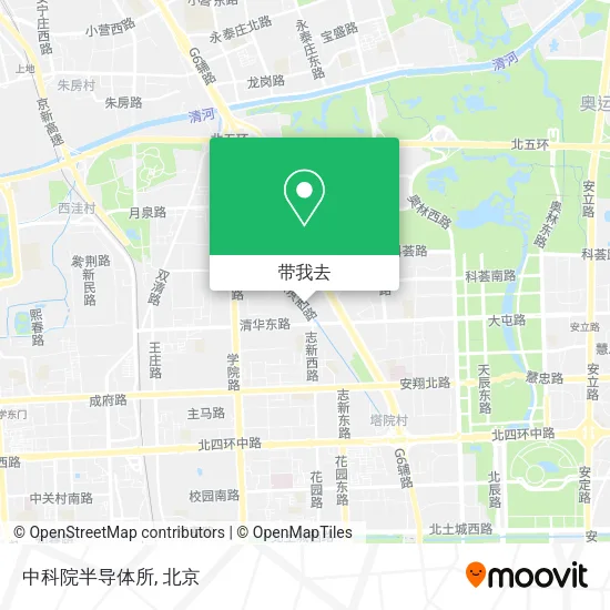 中科院半导体所地图