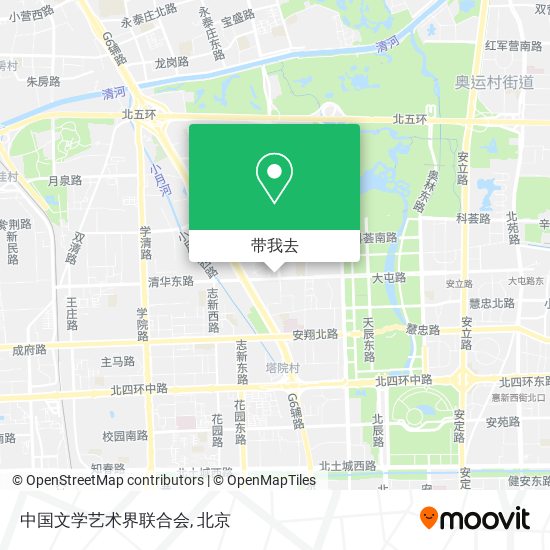 中国文学艺术界联合会地图
