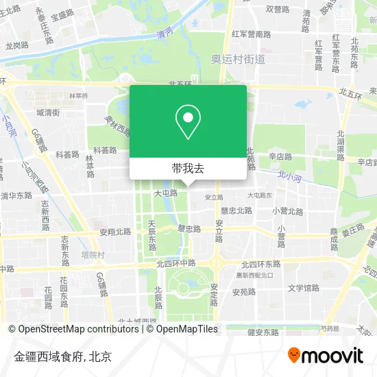 金疆西域食府地图