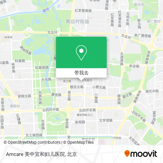 Amcare 美中宜和妇儿医院地图