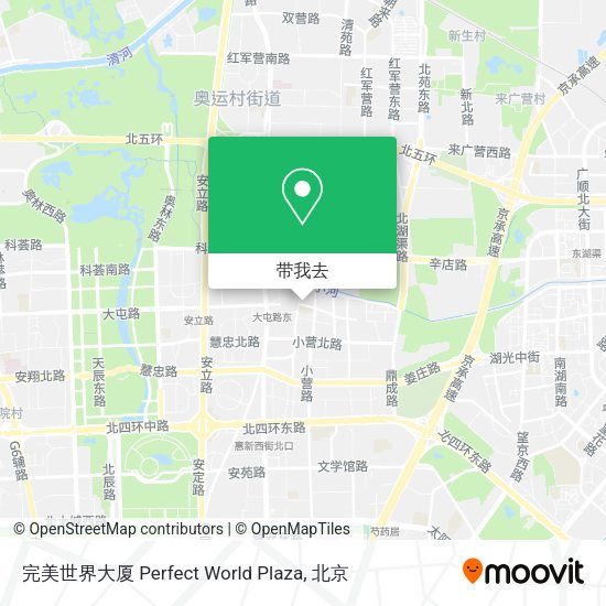 完美世界大厦 Perfect World Plaza地图
