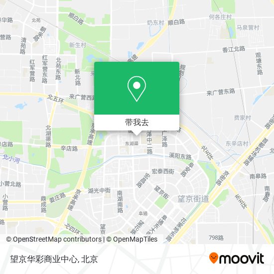 望京华彩商业中心地图