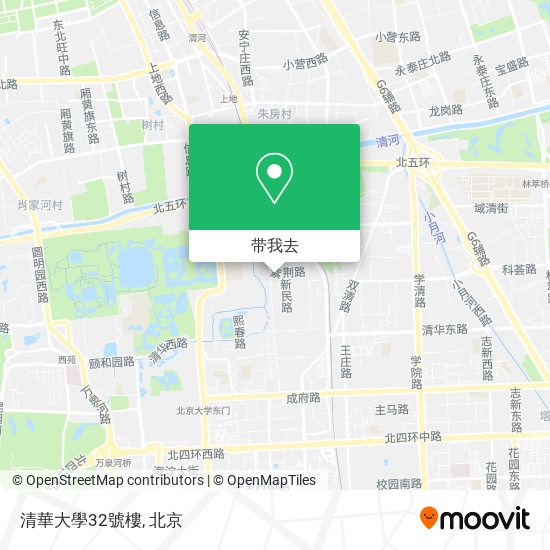 清華大學32號樓地图
