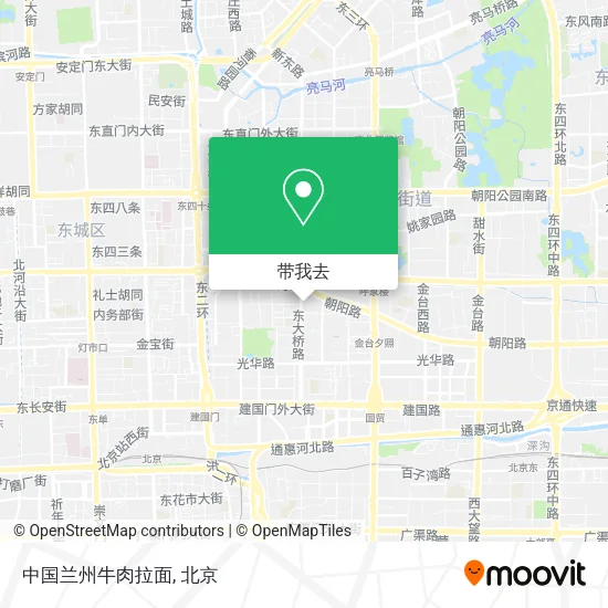中国兰州牛肉拉面地图