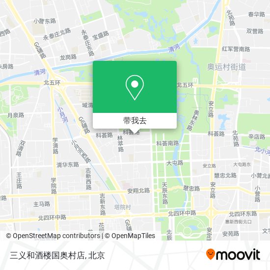 三义和酒楼国奥村店地图