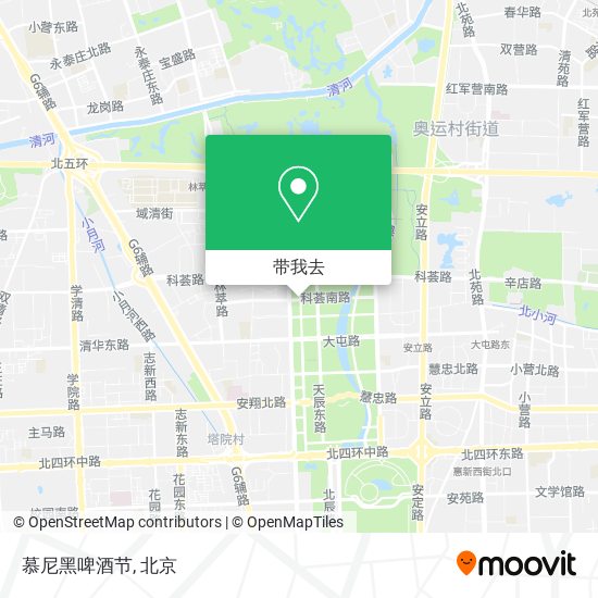 慕尼黑啤酒节地图