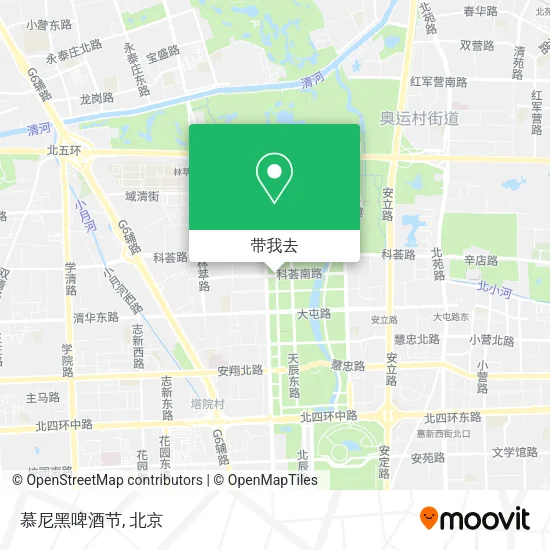 慕尼黑啤酒节地图