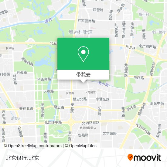 北京銀行地图
