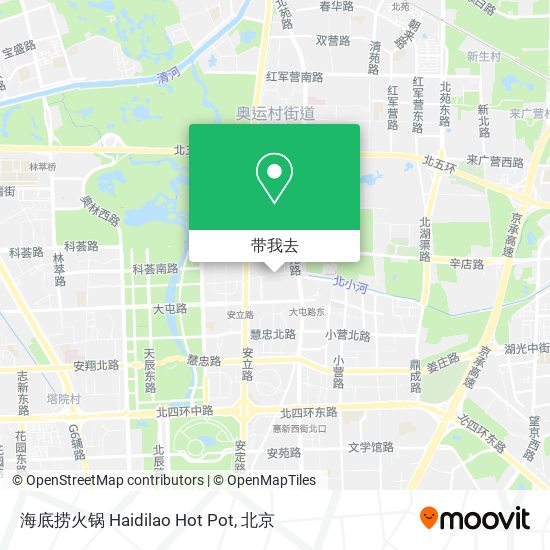 海底捞火锅 Haidilao Hot Pot地图