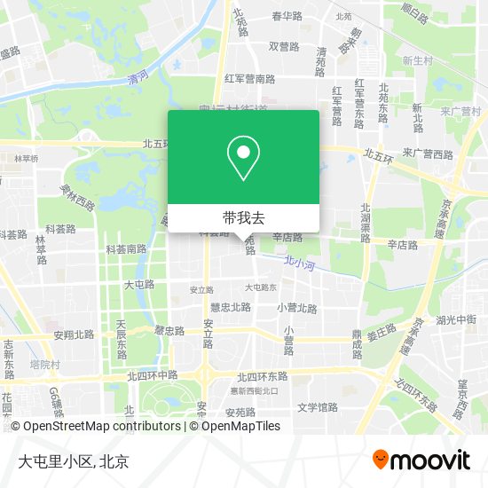大屯里小区地图