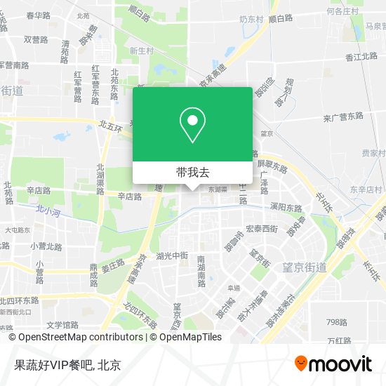 果蔬好VIP餐吧地图