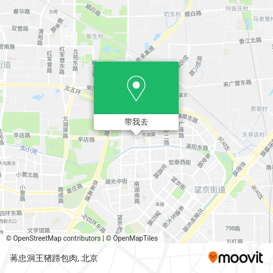 蒋忠洞王猪蹄包肉地图