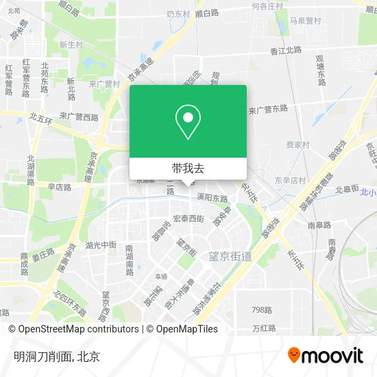 明洞刀削面地图