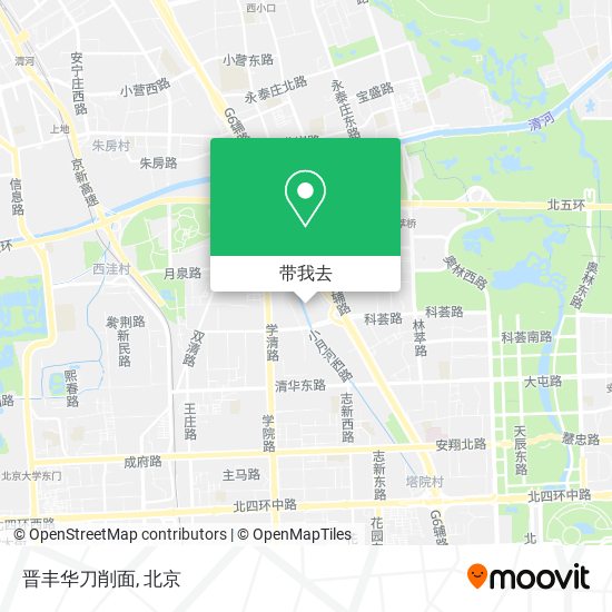晋丰华刀削面地图