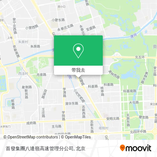 首發集團八達嶺高速管理分公司地图