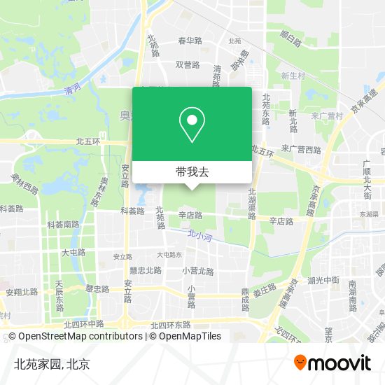 北苑家园地图