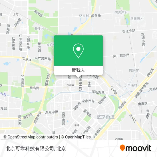 北京可靠科技有限公司地图