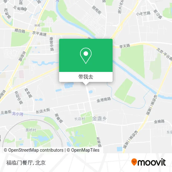 福临门餐厅地图