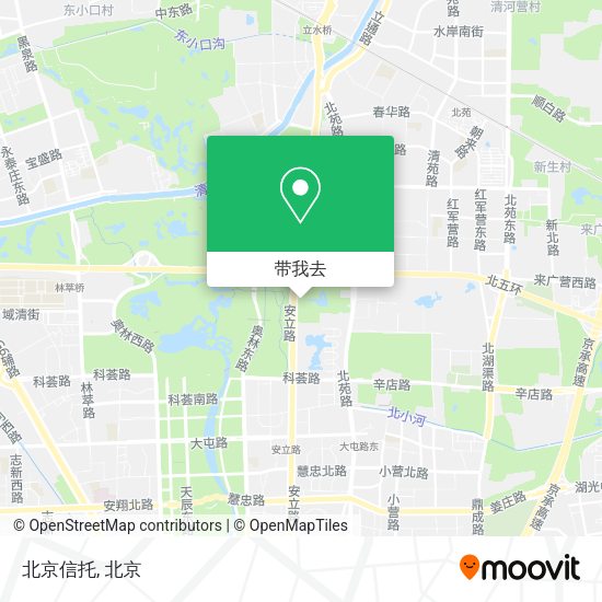 北京信托地图