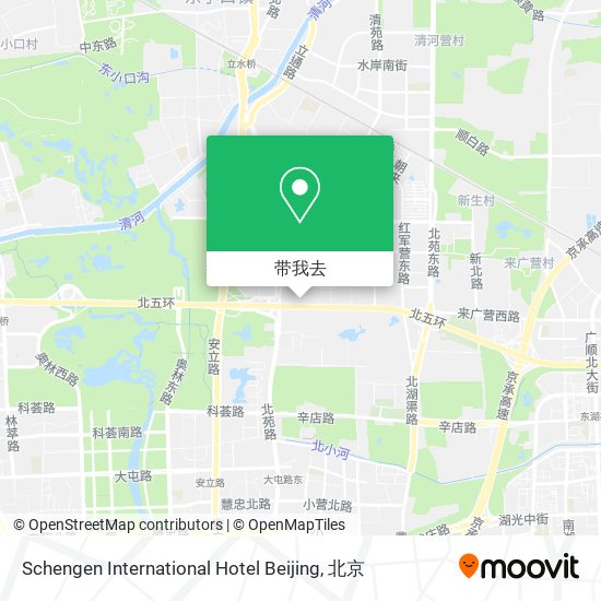 Schengen International Hotel Beijing地图