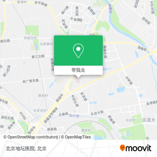 北京地坛医院地图