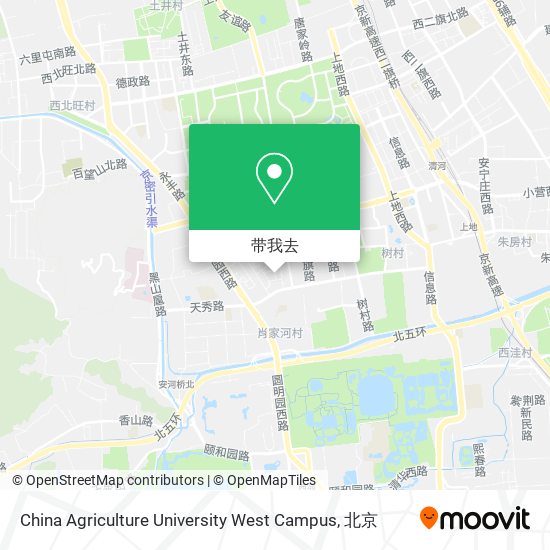 China Agriculture University West Campus地图