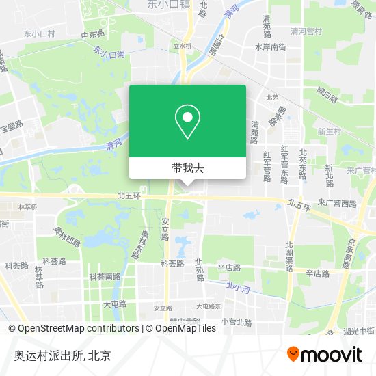 奥运村派出所地图