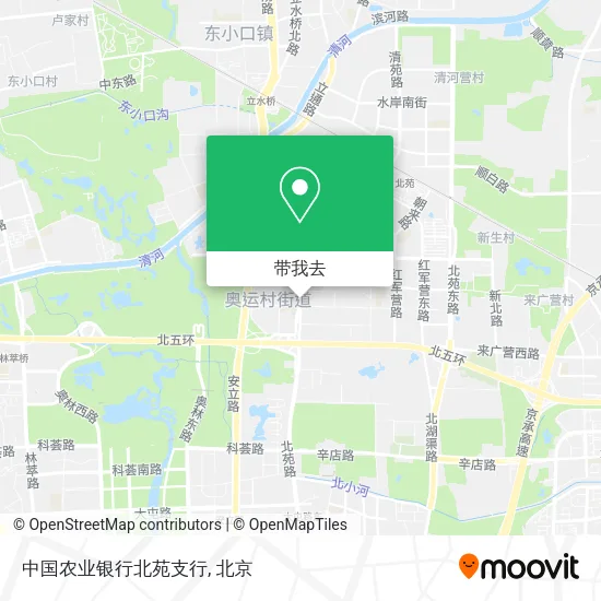 中国农业银行北苑支行地图