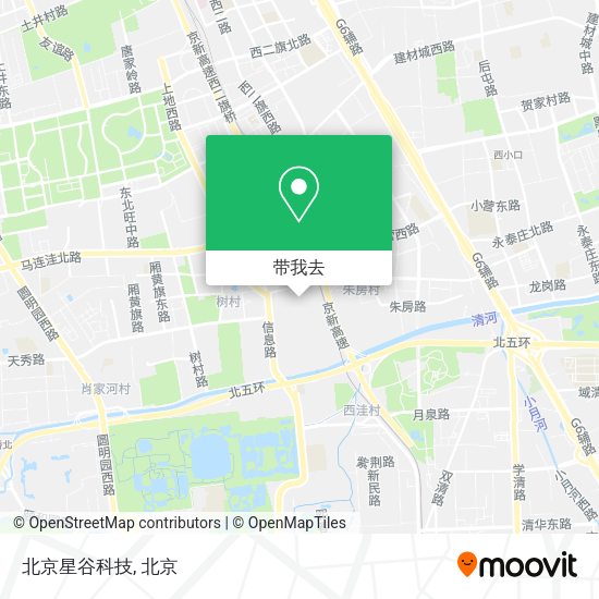 北京星谷科技地图