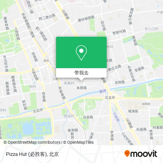Pizza Hut (必胜客)地图