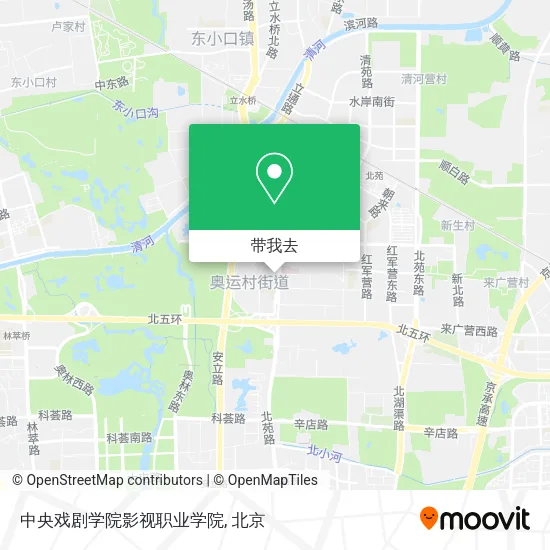 中央戏剧学院影视职业学院地图