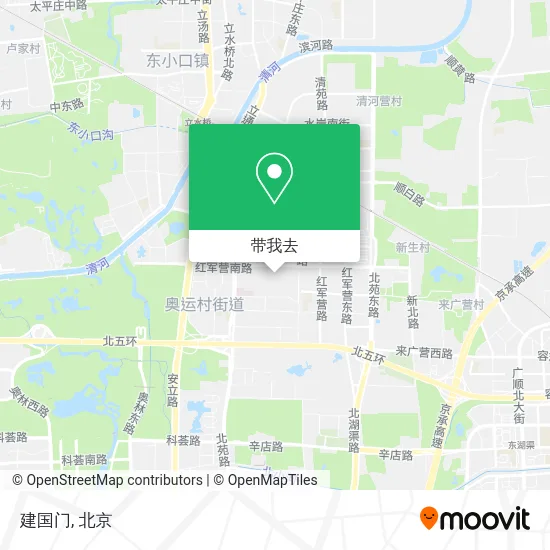 建国门地图