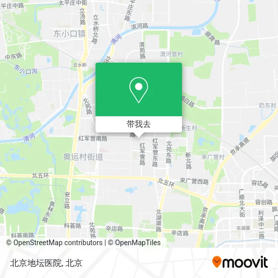北京地坛医院地图