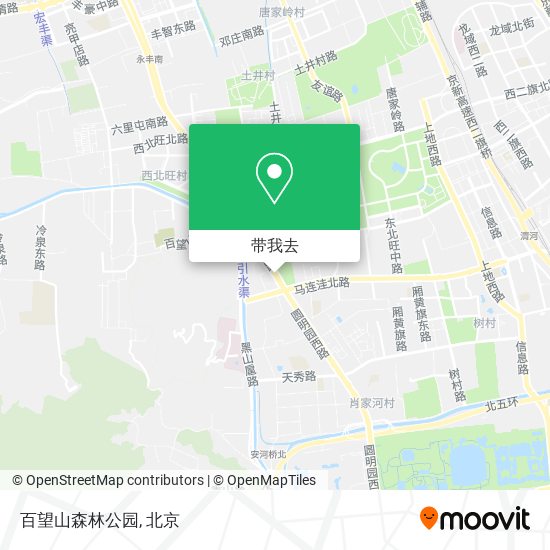 百望山森林公园地图