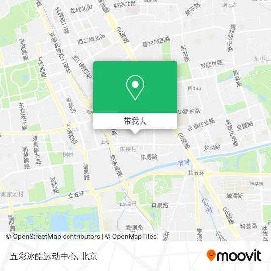 五彩冰酷运动中心地图