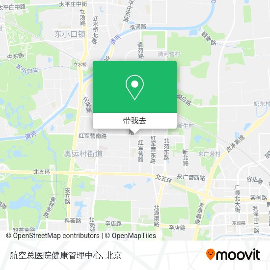 航空总医院健康管理中心地图