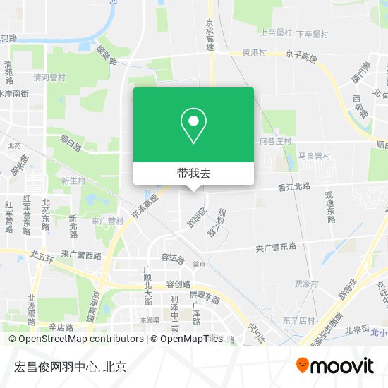 宏昌俊网羽中心地图