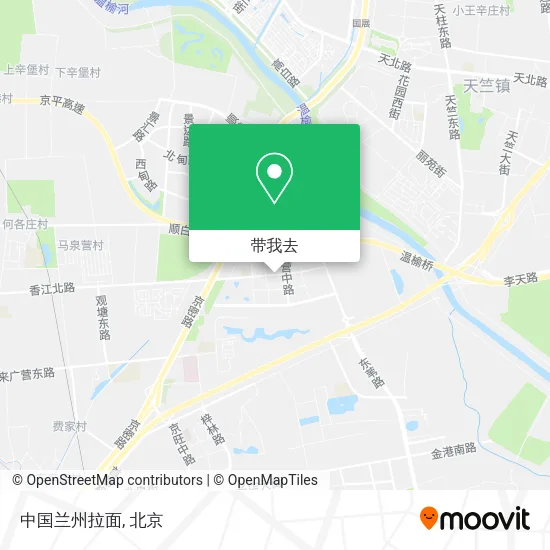 中国兰州拉面地图
