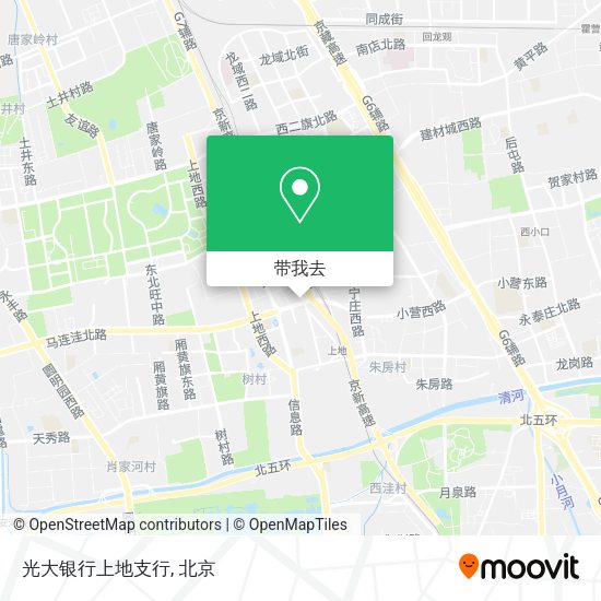 光大银行上地支行地图