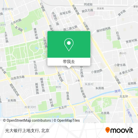 光大银行上地支行地图