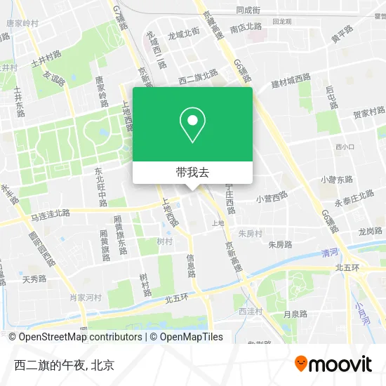 西二旗的午夜地图
