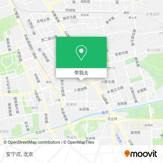 安宁庄地图