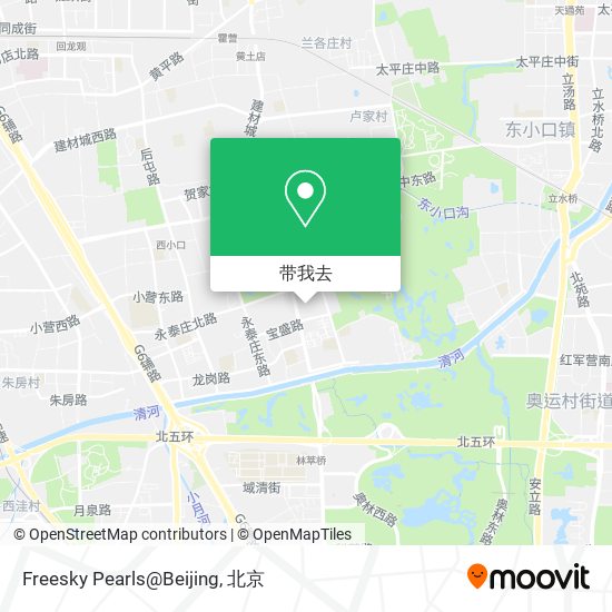 Freesky Pearls@Beijing地图