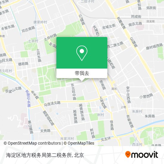 海淀区地方税务局第二税务所地图