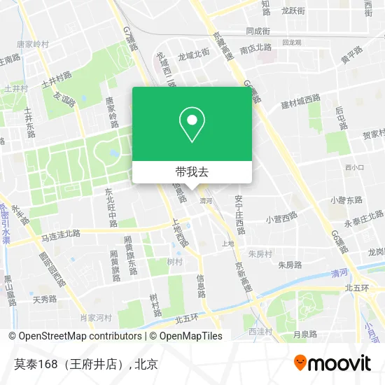 莫泰168（王府井店）地图